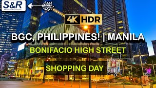 BGC, PHILIPPINES! | Walking Tour at Bonifacio High Street, Taguig City, Metro Manila