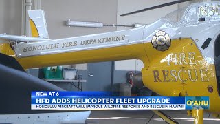 New HFD helicopter to improve firefighting efforts on Oahu