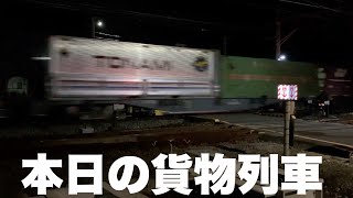 【貨物列車】本日の貨物列車　東海道本線63番列車　Today's freight train