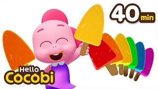 Learn Colors with Popsicles🌈and More Color s For Kids | Hello Cocobi