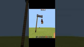 Cara membuat villager gantung di Minecraft #minecraftshorts