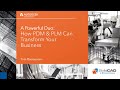 [Webinar] A powerful duo: How PDM & PLM can transform your business