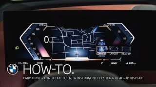 Customize the BMW iDrive Instrument Cluster and Head-Up Display | BMW How-To