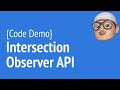 {code demo} Intersection Observer API   | JSer - React Lover