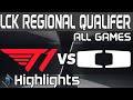 T1 vs DK Highlights ALL GAMES | LCK Regional Qualifer | T1 vs Dplus KIA by Onivia