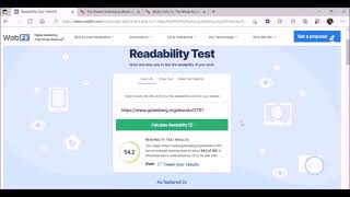 Module 4 : Readability Tutorial (Part 2)