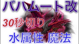 【FFRK】#.1032 バハムート改 (水属性弱点 / 魔法パーティ) 30秒切り撃破！クリスタルダンジョン 万象の扉 万象の追憶-星竜- Neo Bahamut SUB 30sec.