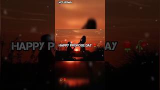Happy propose day 🥀💖 || Propose day status 🥀🌹#shorts #short #trending #viral