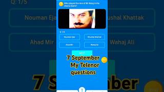 7 September 2024 My Telenor questions | Today my Telenor questions and answers