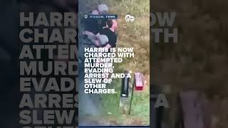 Captured: Arrest of 'armed & dangerous' suspect in Tennessee caught on video