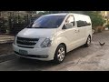 2011 hyundai grand starex cvx warm up and tour