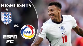 England thrashes Andorra as Jesse Lingard scores twice | World Cup Qualifying Highlights | ESPN FC