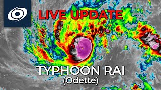 Typhoon Rai (Odette) approaching the Philippines - Live Update