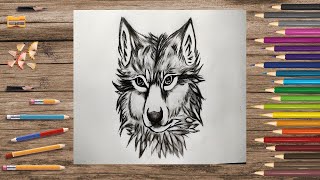 How to Draw a Wolf (head detail)
