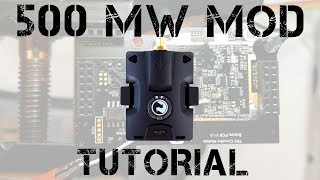 Crossfire MicroTX 500 mW Mod TUTORIAL