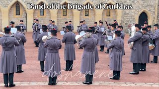 The Band of the Brigade of Gurkhas playing Lady Gaga’s Poker Face and Bad Romance