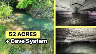 Deal of the Day 103 | Extensive Hidden Cave System, Natural Spring & Creek. On 52 Acres!