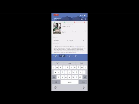 How do you publish on fanfiction mobile?