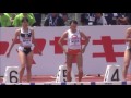 日本陸上混成競技2017 女子七種100mh1組