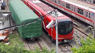 なんとなく電車：東京メトロ中野車両基地⑭：方南通りから：丸ノ内線（新型車両2000系あり）20190611