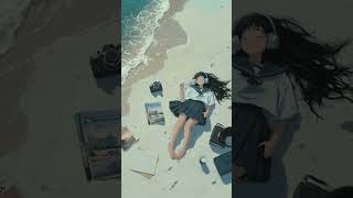 波の音が気持ちいい〜🌊 もう寝ちゃいそう…💤 #リラックス #癒しサウンド #昼寝BGM #快眠 #short