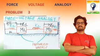 Force voltage analogy problem 3 for translational systems