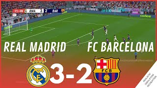 Real Madrid 3-2 Barcelona • La Liga 23/24 | Highlights Simulación & Recreación de VJ
