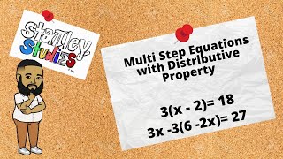 Multi step Equations Notes (Distributive Property)