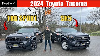 The new 2024 Toyota Tacoma //  TRD Sport vs SR5