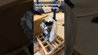 Engine replacement on a 2023 Nissan rogue with around 10,000 miles engine locked up while driving.