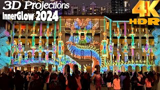 📍Hong kong 4K | CNY Show 2024 | Unbelievable 3D Dragon's🐉Tale | Tai Kwun Central Hong Kong #trending