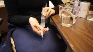 Unclogging a Feeding Tube