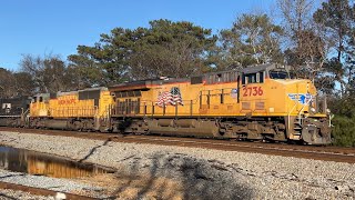 A Very Long 237 with BNSF Power, a Local, Some Stacks and 153 with UP Power