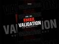 Email Validation using HTML & CSS | JAVASCRIPT | #webdesign #htmlcss #webdevelopment