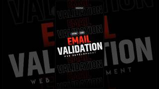 Email Validation using HTML & CSS | JAVASCRIPT | #webdesign #htmlcss #webdevelopment