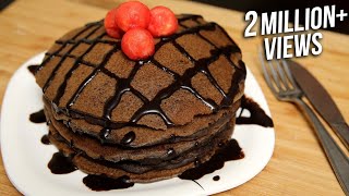 Chocolate Pancake Recipe | Eggless Pancake Recipe | Ruchi's Kitchen