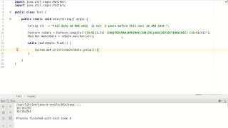 java regex matcher example