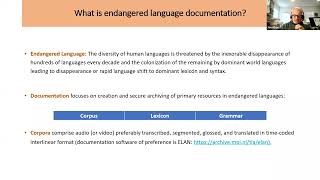 CMU Multilingual NLP 2022 - (24) Endangered Language Documentation