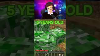 Minecraft in Different ages #shorts