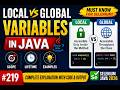 219. Local Variables and Global Variables in Java (Selenium Java 2026)