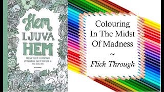 Hem Ljuva Hem by Emelie Lidehall Oberg | Colouring Book Flick Through