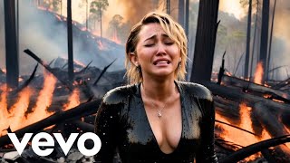 Miley Cyrus - California on Fire, Lord we need you (Official NEW AI Music Video)