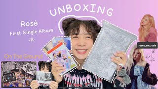 [UNBOXING] Rosé First Single Album -R- (CD) - แกะอัลบั้มเดี่ยวโรเซ่ที่เพลงโดนดองมาสองปี 🌹