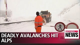 Deadly avalanches in the Alps kill 7 across Austria, Germany and Italy