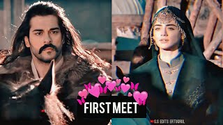 Just imagine it's their first meet😍💓|Dil ko karar aaya|Osbal status#kurulusosman #osman #bala #osbal