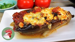 Aubergines (eggplants) with lamb