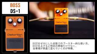 【GAKKIソムリエ試奏動画】BOSS DS-1 Distortion