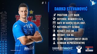 Darko Stevanovic - Left Back - Meshkov Brest - Highlights - Handball - CV - 2022/23