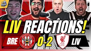 6 LIVERPOOL FANS  CRAZY REACTIONS TO BRENTFORD 0-2 LIVERPOOL | PREMIER LEAGUE FAN REACTIONS