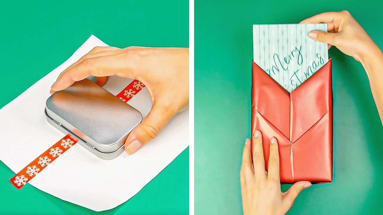 Weihnachtsgeschenke Einpacken 24 Originelle Gift Wrapping Ideas Youtube